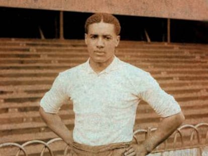 El futbolista y oficial británico Walter Tull, héroe del Batallón del Fútbol.