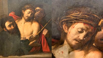 El eccehomo atribuido a Caravaggio.