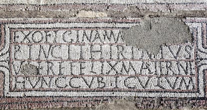 A mosaic with the name Maternus on it was found in the master bedroom. 