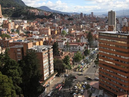 Vista de la ciudad de Bogot&aacute;.