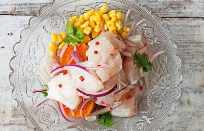 Ceviche clásico.