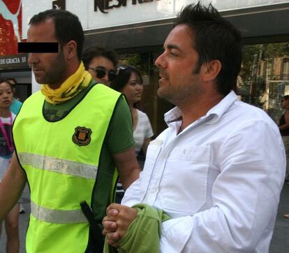 Detención de Joan Batalla el pasado 18 de junio.