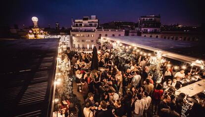 La terrassa de l'Hotel Pulitzer.