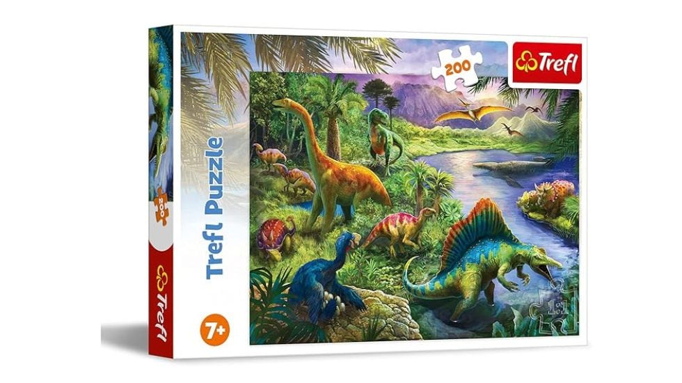 Puzle dinosaurios 200 piezas.