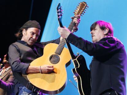 Concierto de Los Secretos en el Palacio de Deportes de la Comunidad de Madrid.