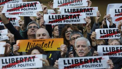 Manifestants demanen llibertat per als "presos polítics"