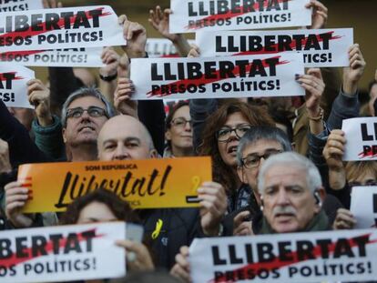 Manifestants demanen llibertat per als &quot;presos pol&iacute;tics&quot;