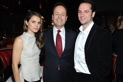 Landgraf, junto a Keri Russell y Matthew Rhys, pareja protagonista de la alabada ‘The Americans’.