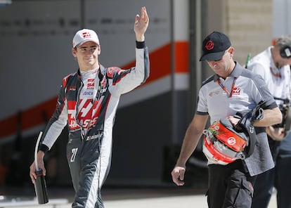 El piloto mexicano durante el GP de Austin, Texas