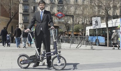 Una de las bicicletas que ofrece en alquiler la firma Mobeo.