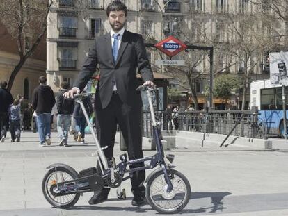 Una de las bicicletas que ofrece en alquiler la firma Mobeo.