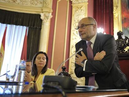 El excalde de Ourense, el día de su dimisión en septiembre de 2012