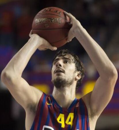 Ante Tomic, en un partido de la Euroliga.