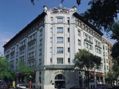 Fachada del NH Gran Hotel Zaragoza.