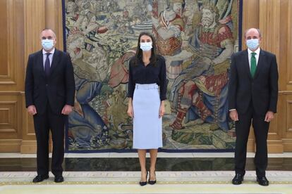 La reina Letizia recibió ayer al grupo de trabajo de la Cátedra Mujer STEM Sostenibilidad Movilidad, creada en Comillas ICAI para promover las vocaciones STEM en las niñas, sobre todo en el ámbito de la FP.