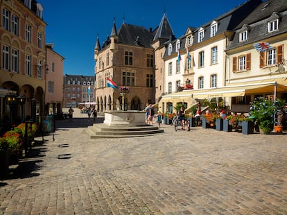 La Place de Marche, en la localidad de Echternach.