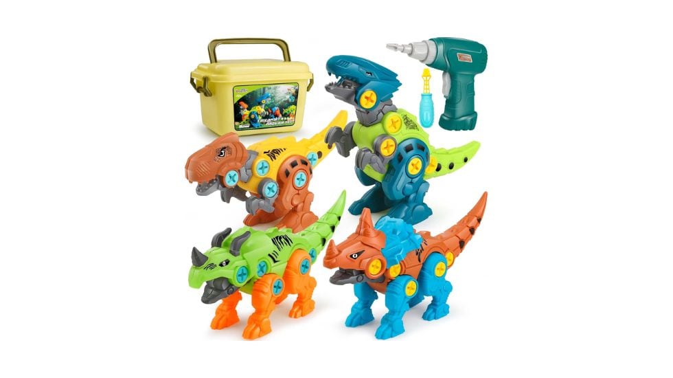 Juego de construcción con taladro.