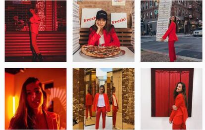 Imágenes del Instagram de Marina Testino.