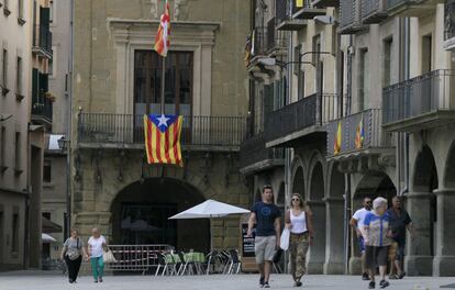 Façana de l'Ajuntament de Vic.