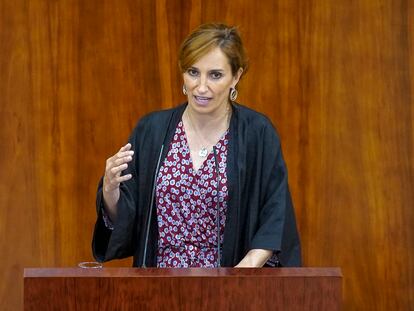 Debates de investidura en la Asamblea en Madrid. Mónica García ANDREA COMAS