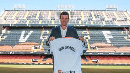 El nuevo entrenador del Valencia CF, Javi Gracia.