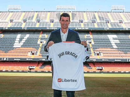 El nuevo entrenador del Valencia CF, Javi Gracia.