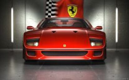 Un Ferrari F4.