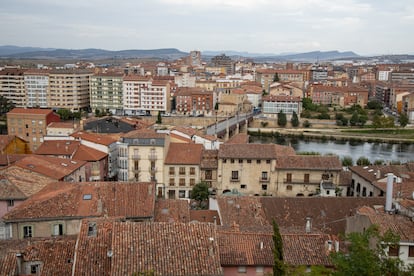 Vista aérea de Miranda de Ebro.