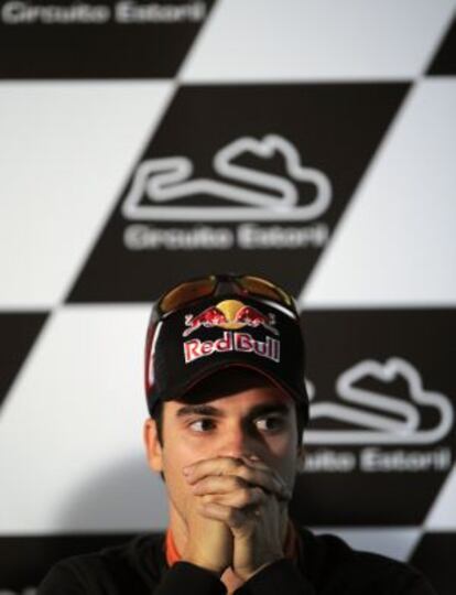 Pedrosa, tras los entrenamientos de Estoril.