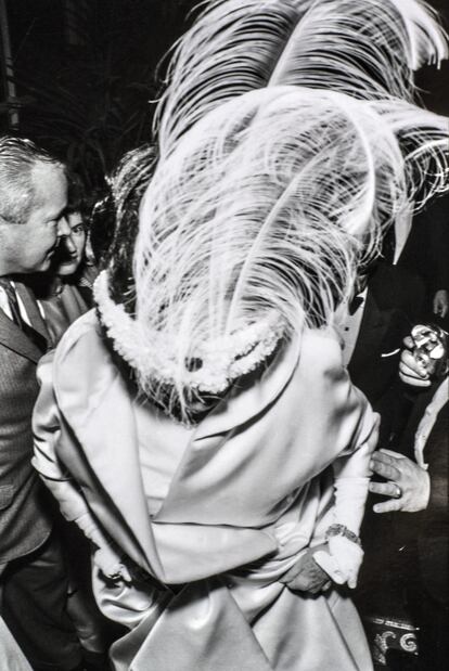 Rose Kennedy en el baile de Truman Capote en el Hotel Plaza de Nueva York, el 28 de noviembre de 1966. |