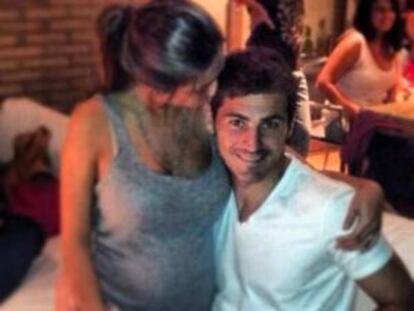 Iker Casillas y Sara Carbonero en una imagen de su twitter.