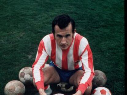 Porta, 'pichichi' de la Liga en 1972.