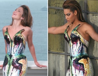 Em maio de 1998, Jennifer Lopez posou com um vestido de corte sereia com lantejoulas e cores chamativas no Festival de Cinema de Cannes (França). Dez anos depois, Beyoncé usou exatamente o mesmo vestido para uma cena de seu videoclipe 'Diva'.