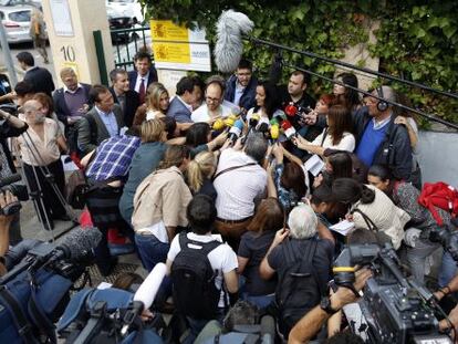 Rueda de prensa de médicos del complejo La Paz-Carlos III para informar sobre el estado de Teresa Romero.