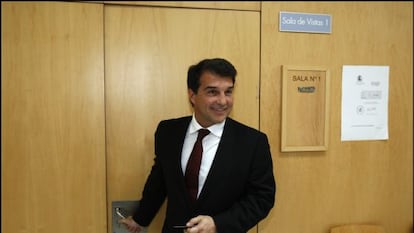 El expresidente del Barcelona Laporta.