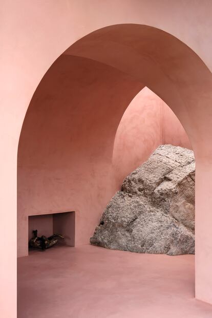 Interior de la Casa Rosa, parte del proyecto Olive Houses.