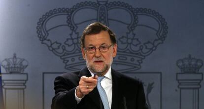 El presidente del Gobierno en funciones, Mariano Rajoy.