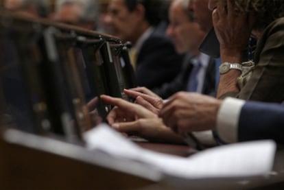 Votación de ayer en el Congreso sobre el canon digital.