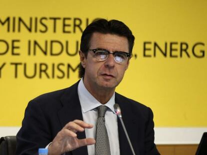 El ministro de Industria, Energía y Turismo, José Manuel Soria. 