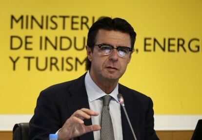 El ministro de Industria, Energía y Turismo, José Manuel Soria. 