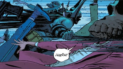 Viñeta de interior de 'Absolute Batman', de Scott Snyder, Nick Dragotta y Frank Martin, editado por Panini Comics.