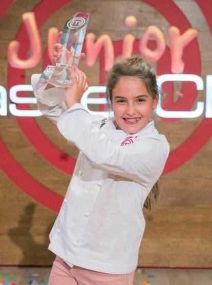 Esther, ganadora de &#039;MasterChef Junior&#039;.