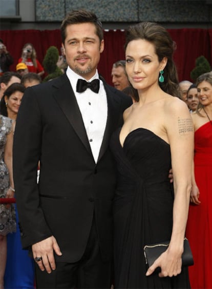 Brad Pitt y Angelina Jolie.