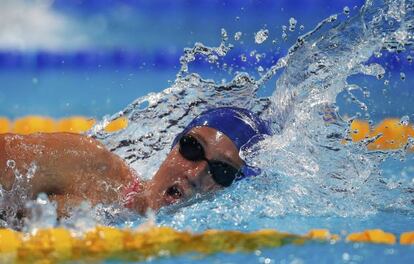 Mireia Belmonte, en la final de 400 estilos en Barcelona. 