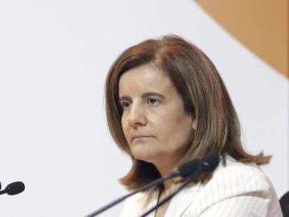 La ministra de Empleo y Seguridad Social, Fátima Báñez.