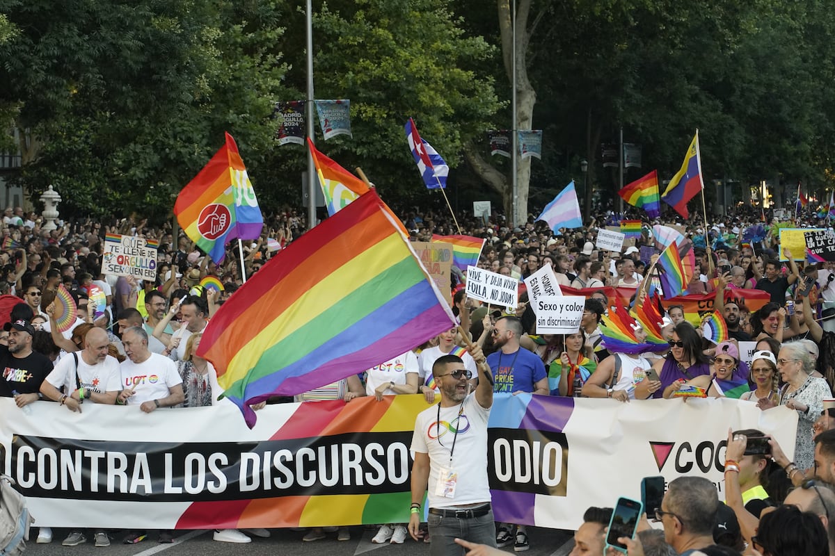 Así le hemos contado la manifestación del Orgullo LGTBI+ 2024 | Sociedad |  EL PAÍS, image size:1200x800