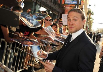 El actor Charlie Hunnam en el estreno de &#039;Pacific Rim&#039;, el 9 de julio de 2013.