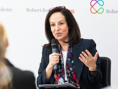 Anna Diamantopoulou, candidata a dirigir la OCDE, en una foto cedida por su equipo.