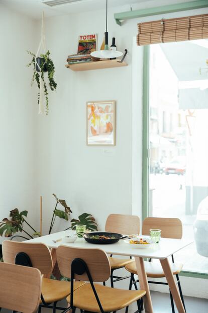 La sala del restaurante. 