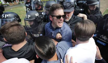 Richard Spencer, el sábado.